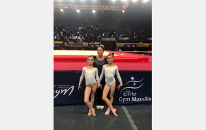Les gymnastes du Captalat au Massilia