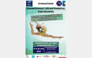 Championnat départemental - EQUIPES - Poussines PERF GAF  & FED B GAF
